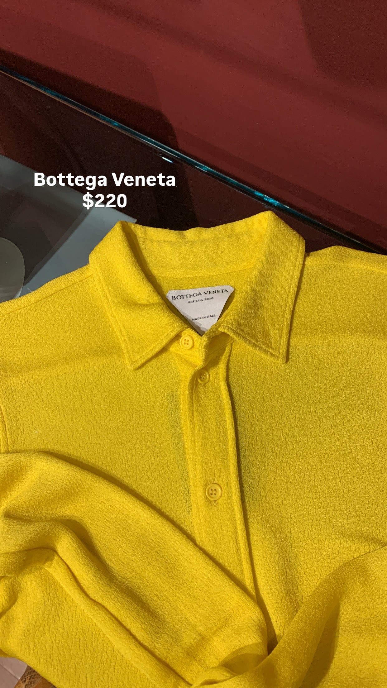 BOTTEGA VENETA LONG SLEEVE SHIRT