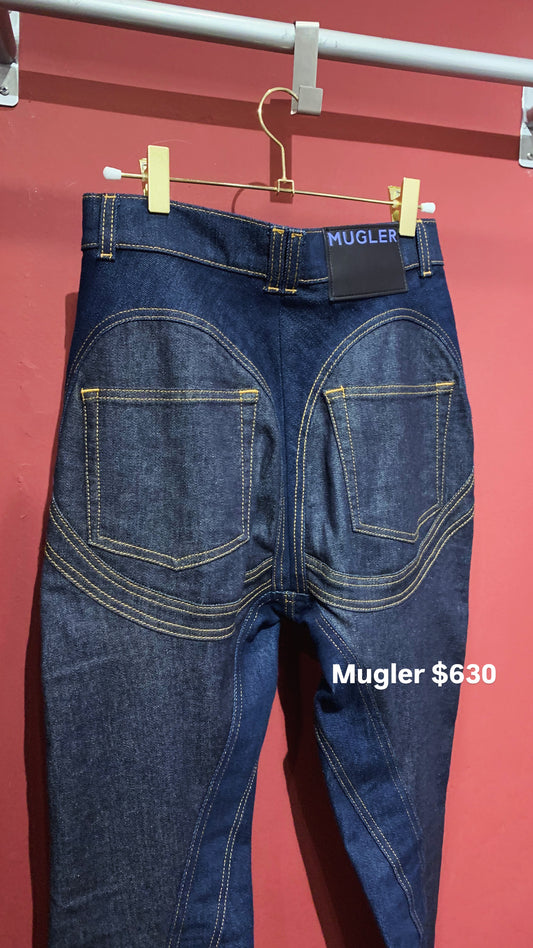 MUGLER SPRING 2021 DENIM PANT