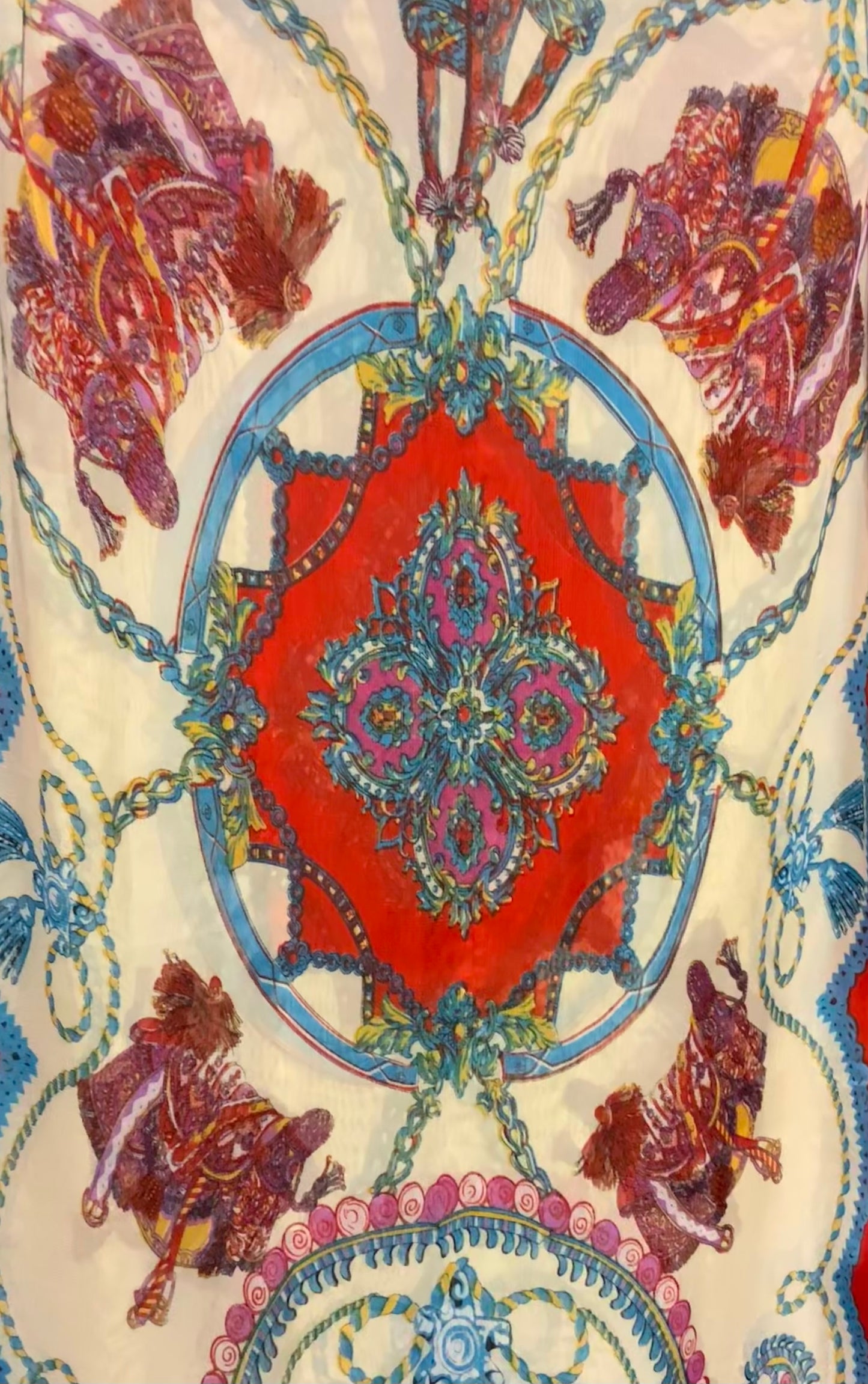 LONG VINTAGE SCARF