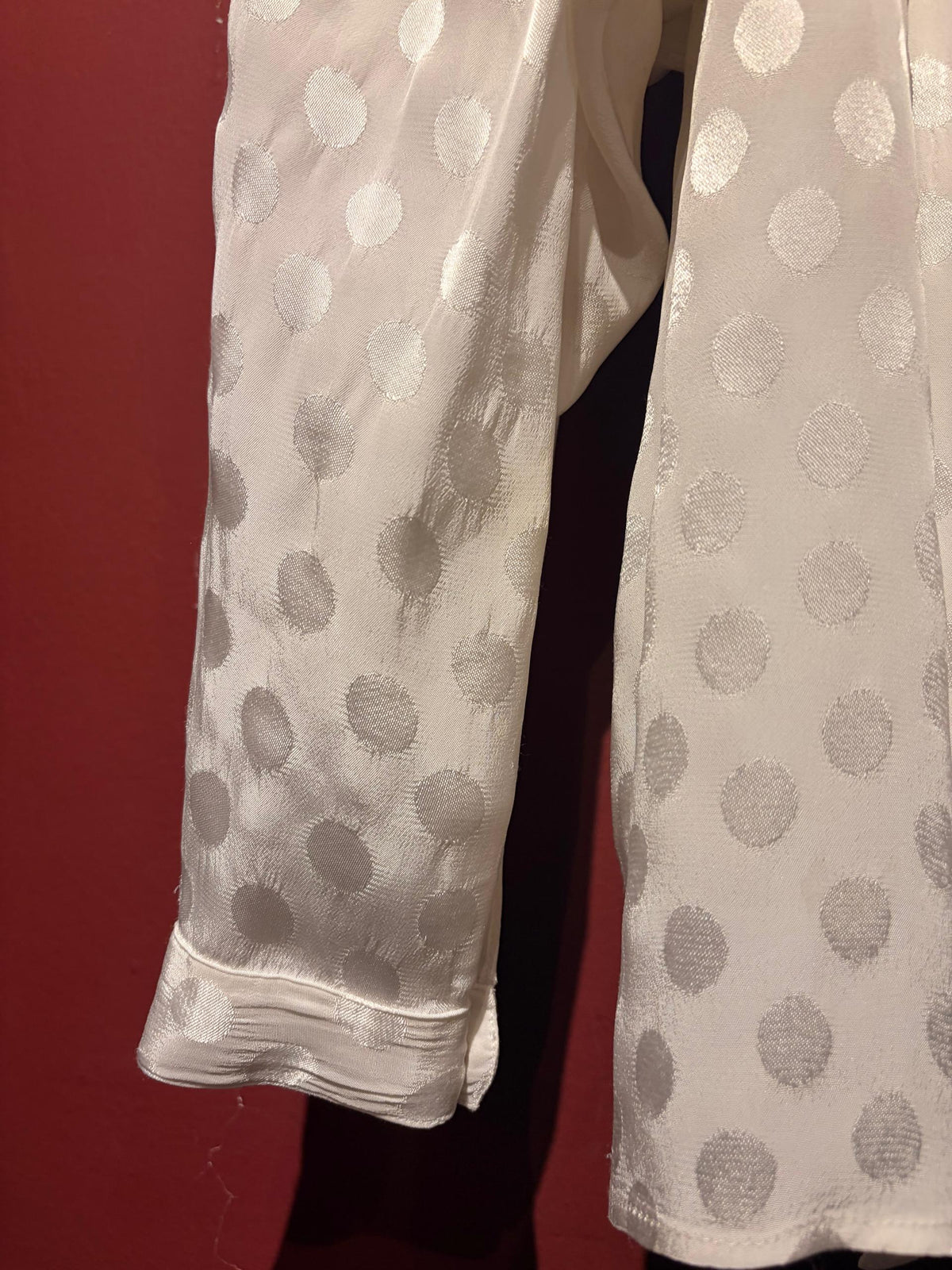 POLKA DOTS SILK BLOUSE