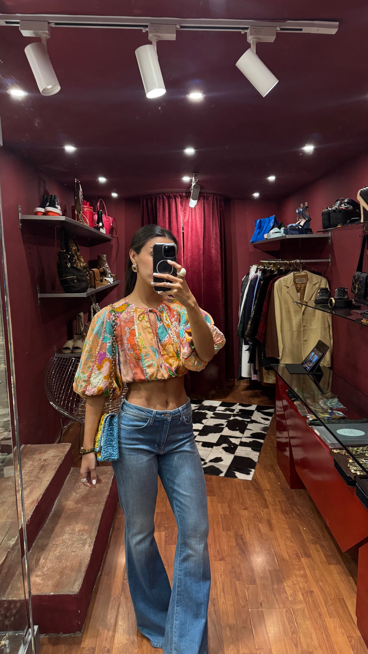 ZIMMERMANN LOLA CROP TOP