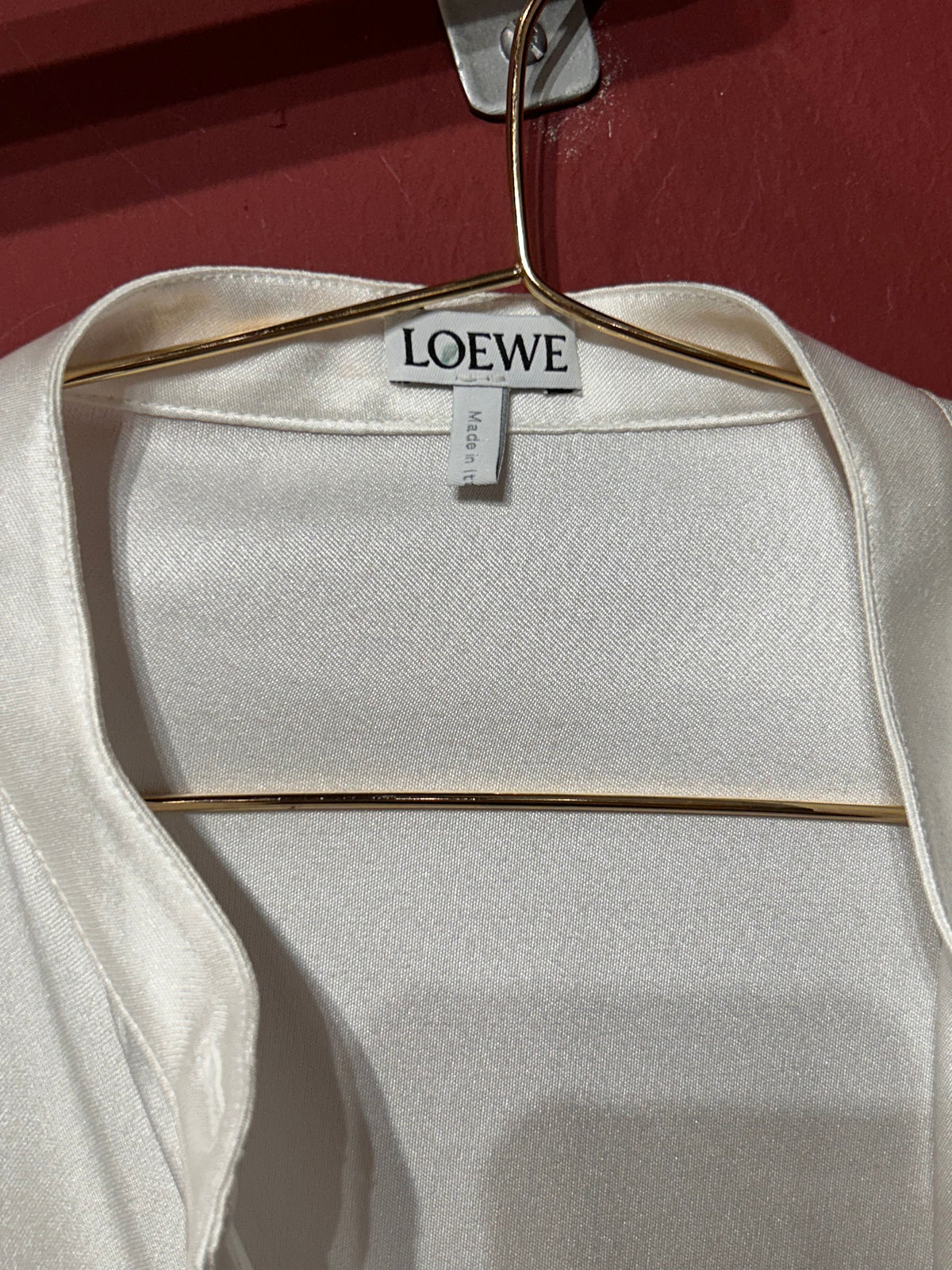 LOEWE RUNWAY FALL/ WINTER 2023 SILK DRAPE
