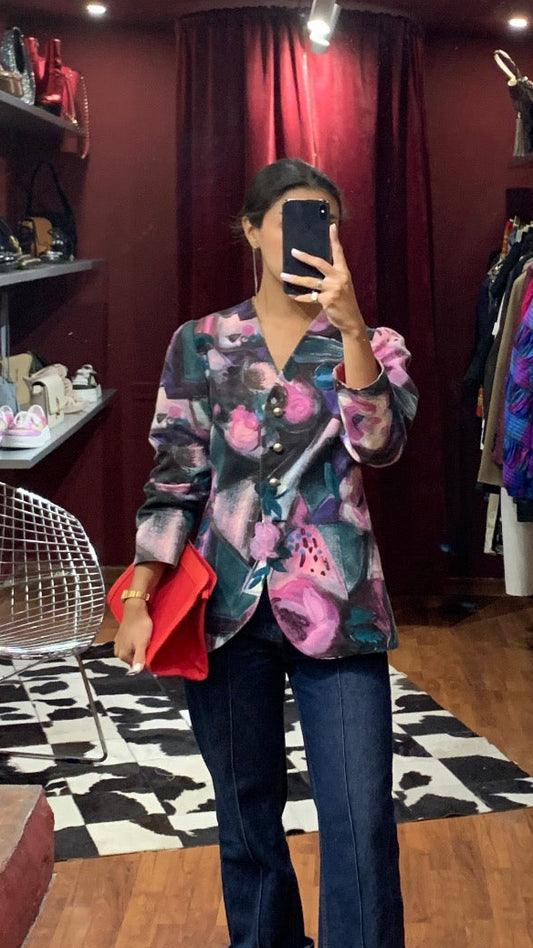 FLORAL PRINT JACKET