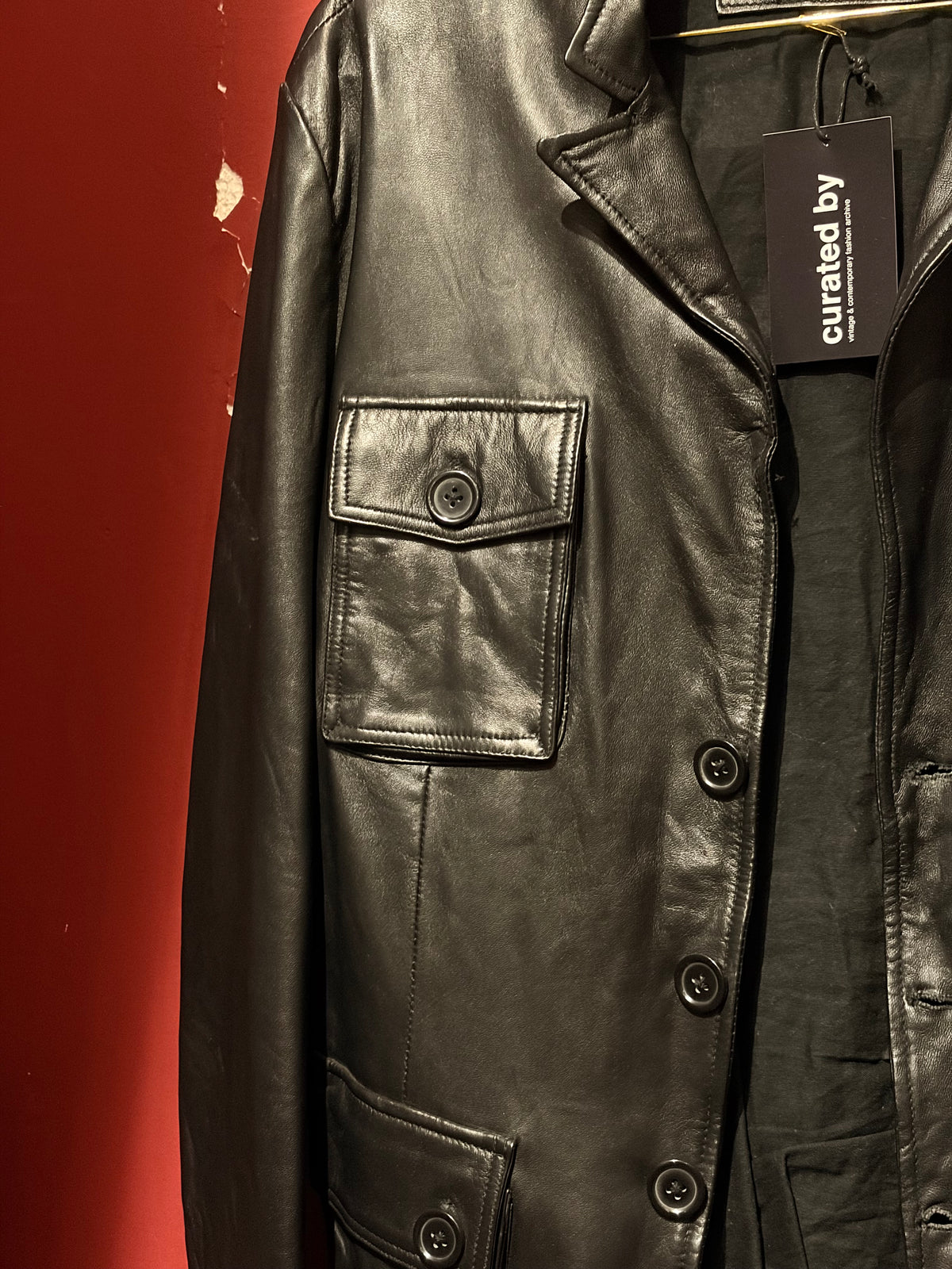 4 POCKETS LEATHER JACKET