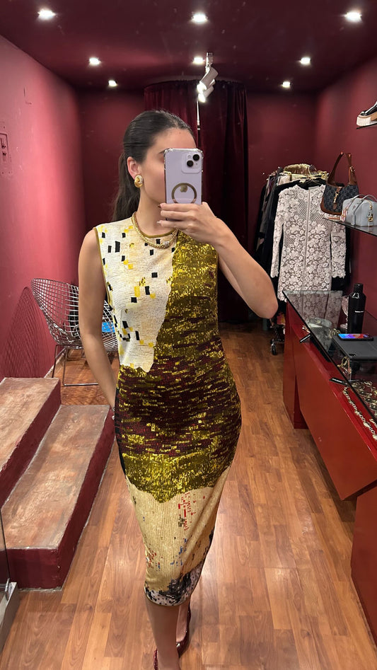 GIVENCHY PREFALL 2014 MOSAIC DRESS