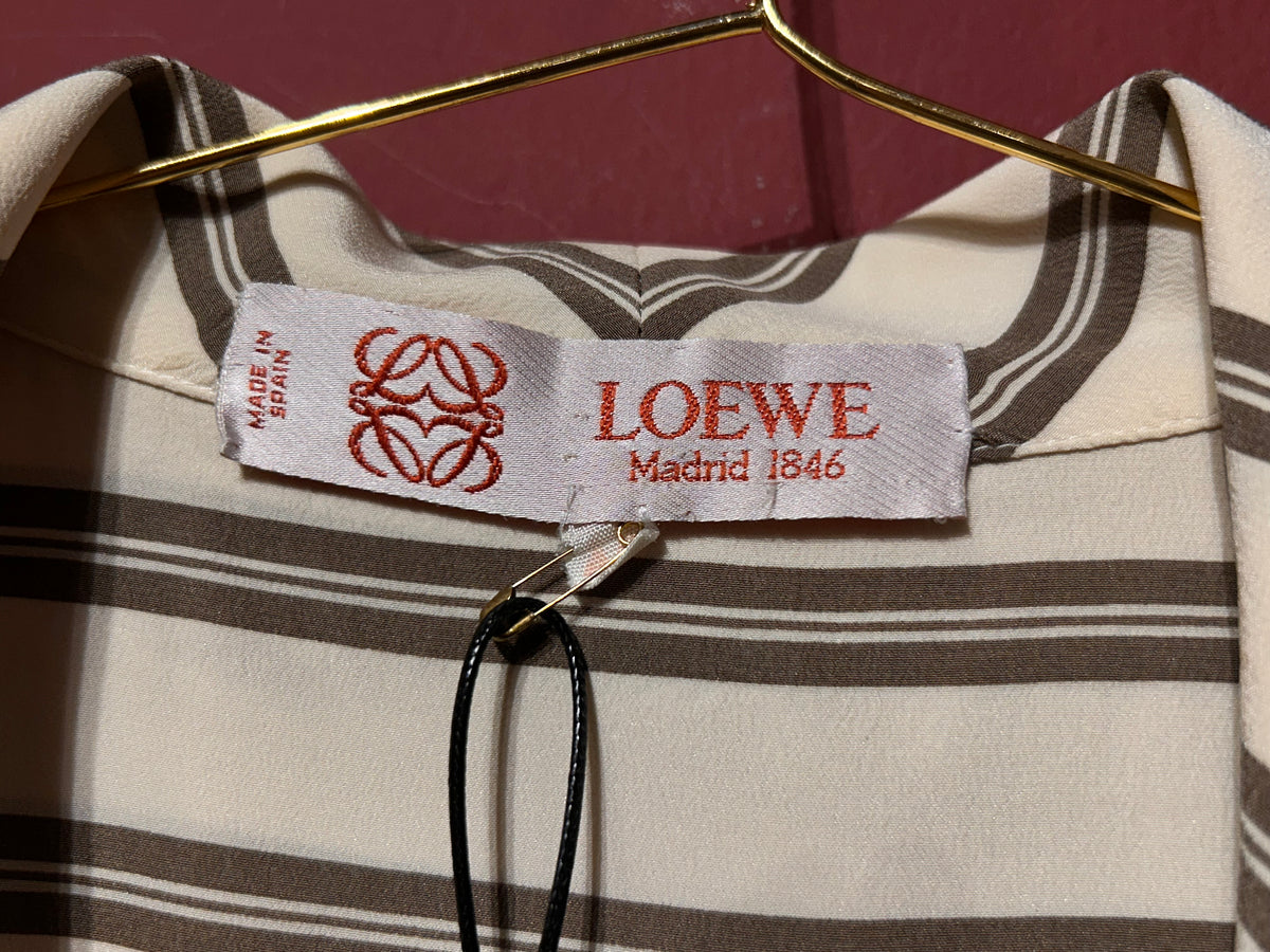 LOEWE VINTAGE SILK BLOUSE LINES
