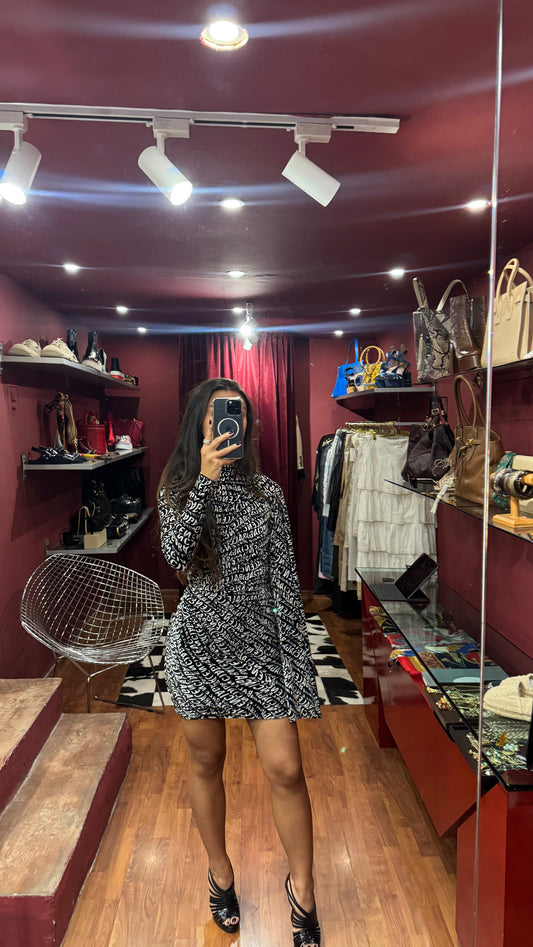 RUNWAY BALENCIAGA ALL-OVER DRESS