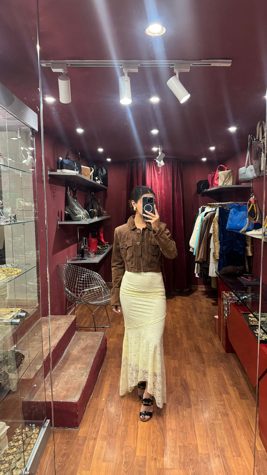 LONG LACE MERMAID SKIRT