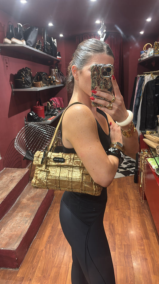 MIU MIU BAGUETTE BAG WITH PINS
