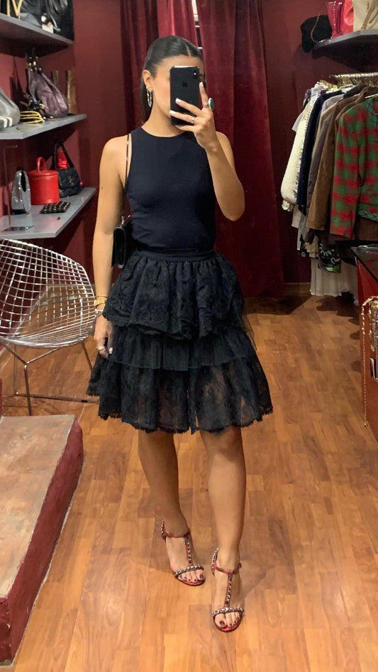 CHRISTIAN LACROIX LACE SKIRT
