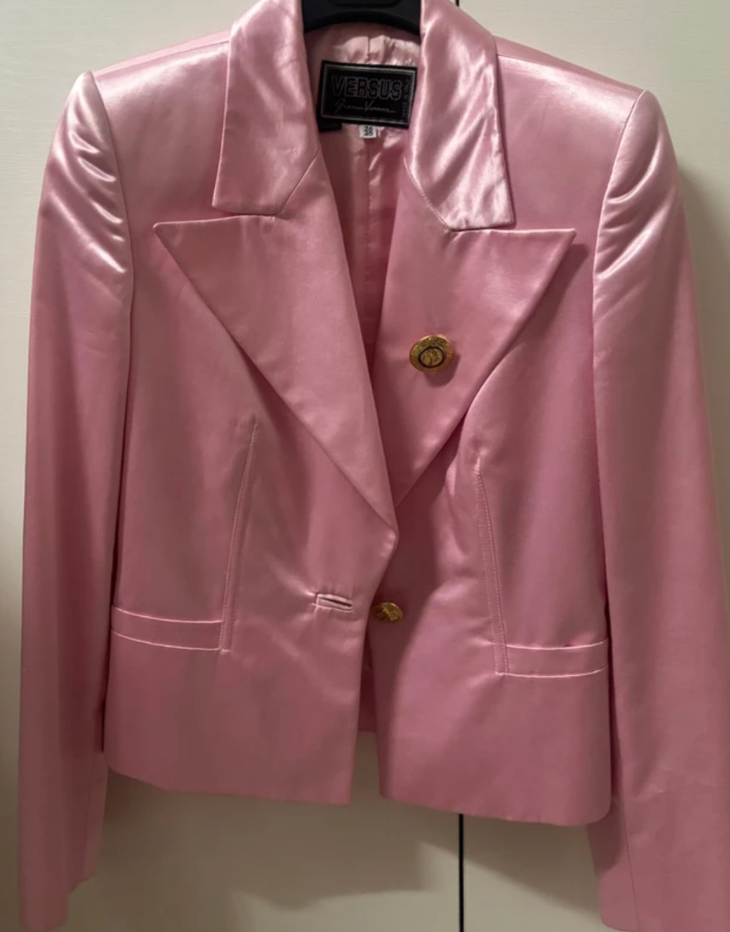 3. VERSUS VERSACE SATIN CROPPED JACKET