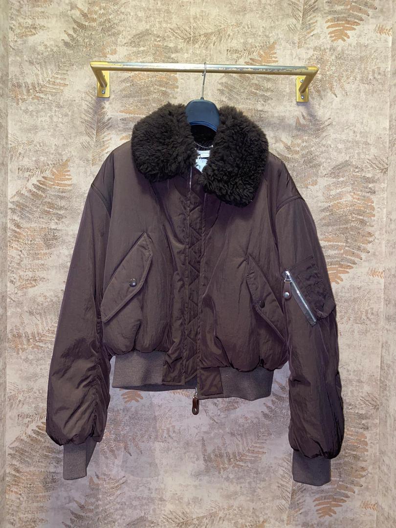 STELLA MCCARTNEY JACKEBOMBER JACKET WITH FUR