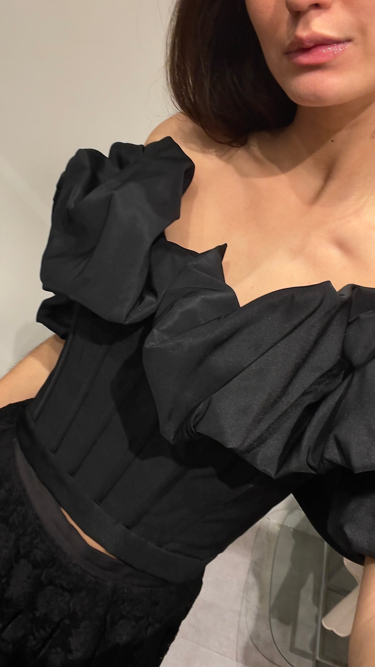 ALEXANDER MCQUEEN FALL 2022 CORSET TOP