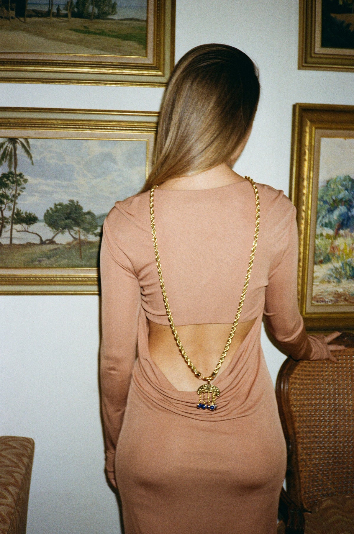 ALEXANDER WANG OPEN BACK DRESS