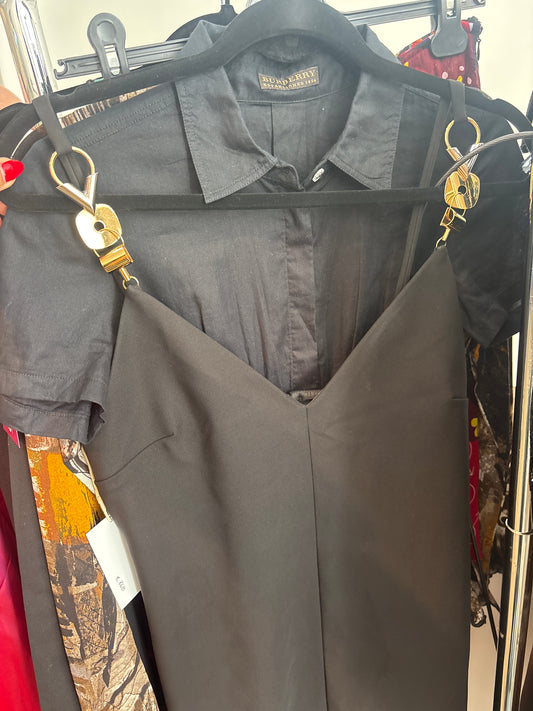 2. LOUIS VUITTON METALLIG LOGO DRESS