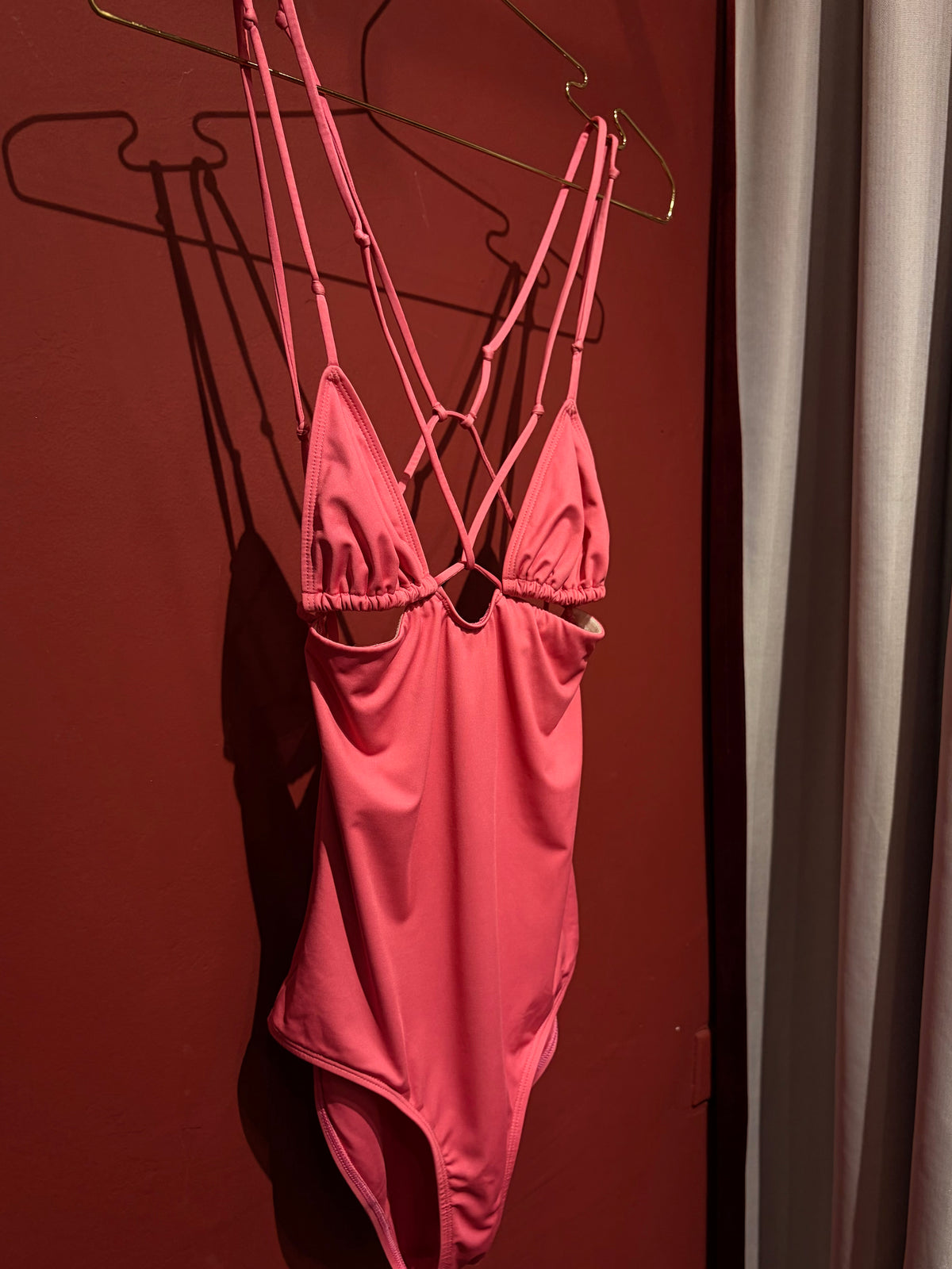 JACQUEMUS STRAPPY CUT-OUT ONE PIECE SWIMSUIT