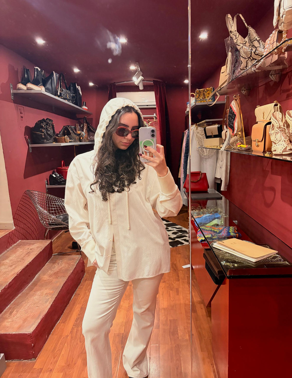 LOEWE LOGO HOODIE OVERSHIRT