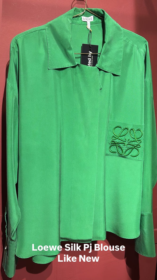 LOEWE SILK PJB BLOUSE