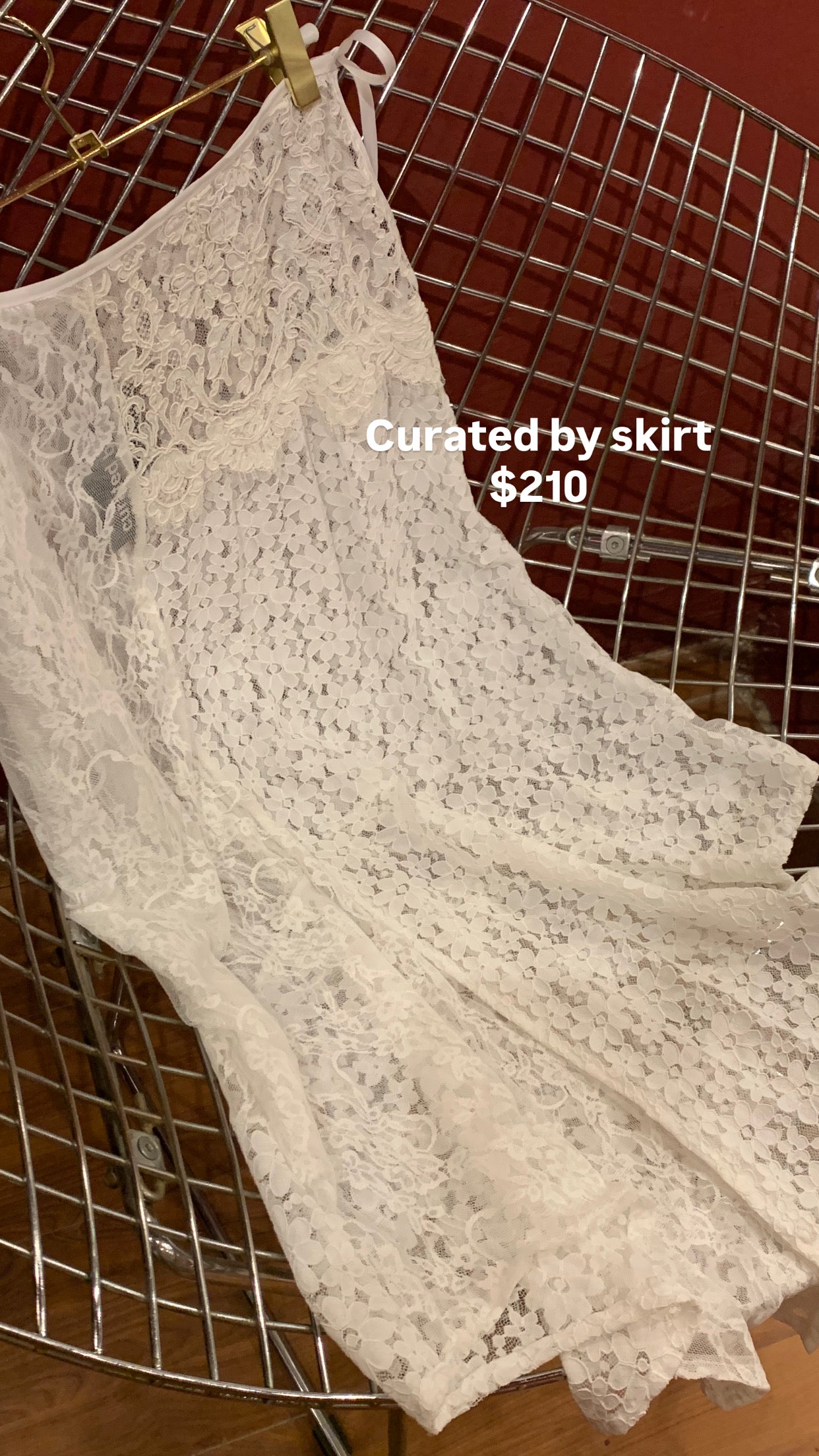 CURATED BY DESIGN - PATCHWORK LACE SKIRT