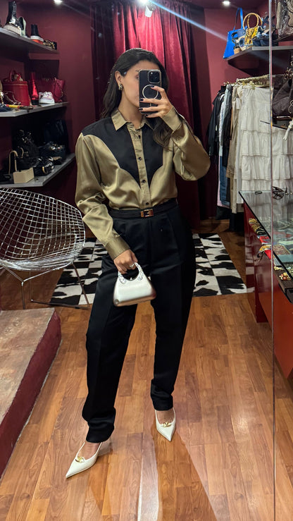 ALBERTA FERRETI TUXEDO PANT