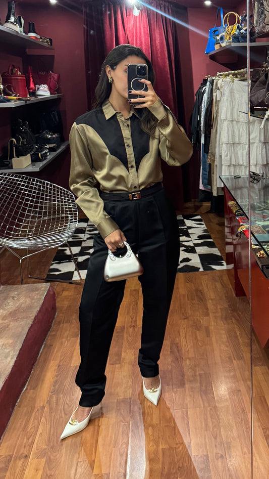 ALBERTA FERRETI TUXEDO PANT
