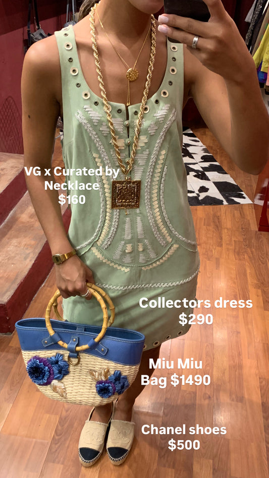 BARBARA BUI SHORT LEATHER DRESS