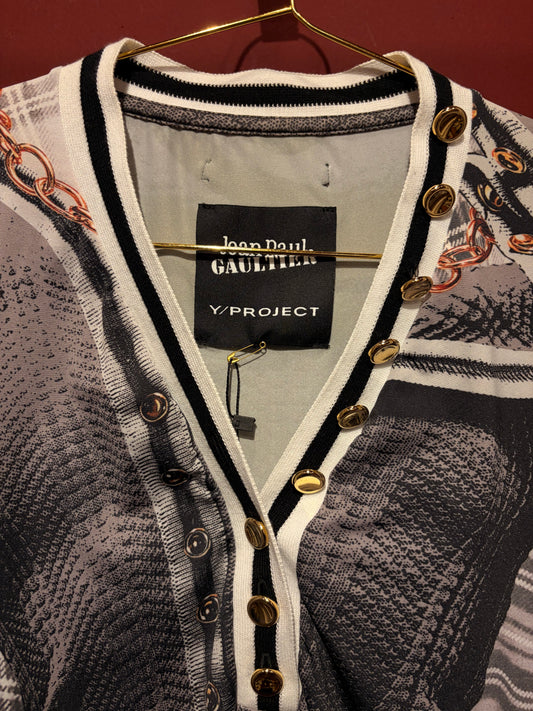 JEAN PAUL GAULTIER Y/PROJECT LONG SLEEVED PRINTED & BUTTONS BODY