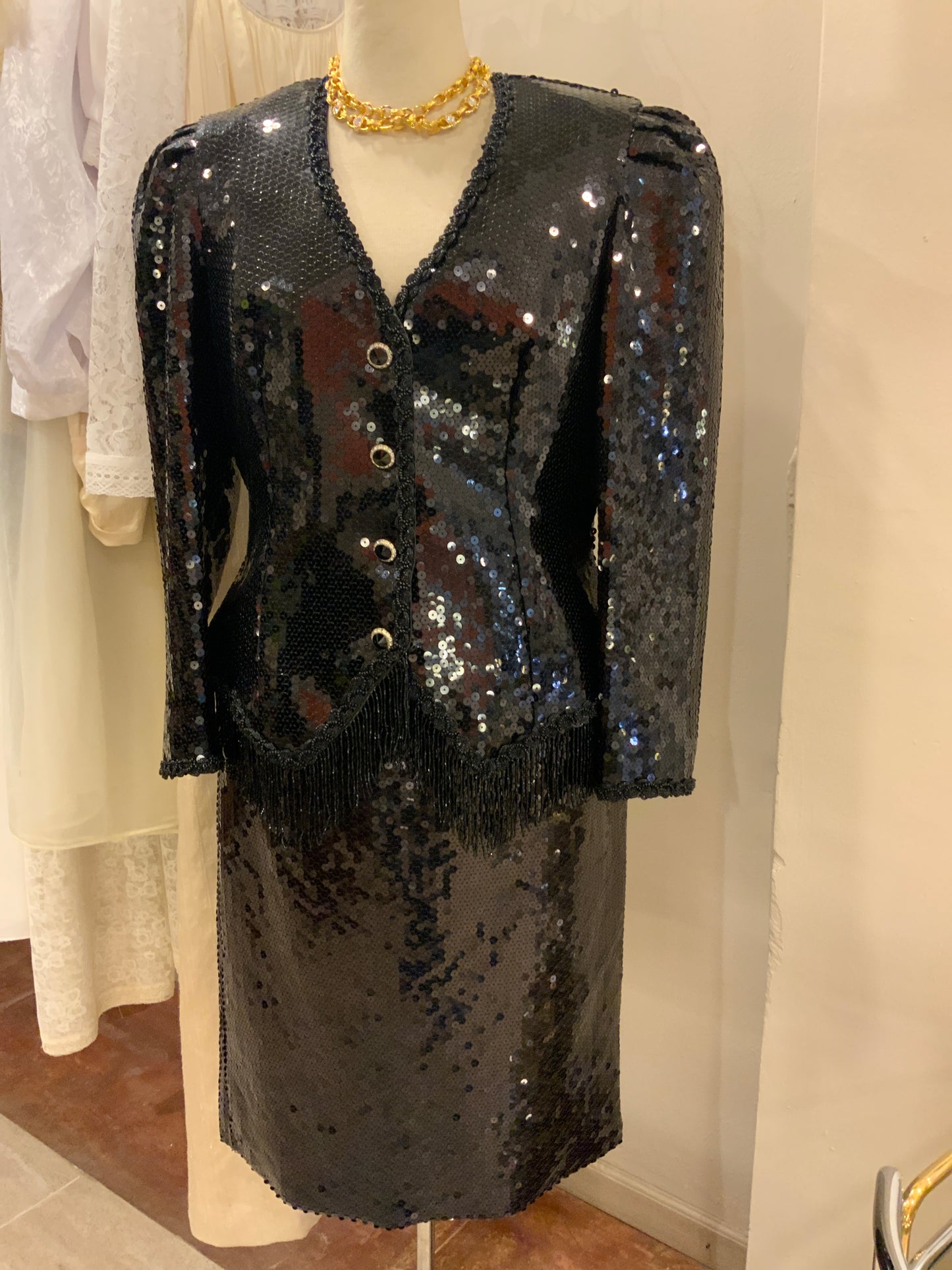 VINTAGE 80S SEQUINS SET