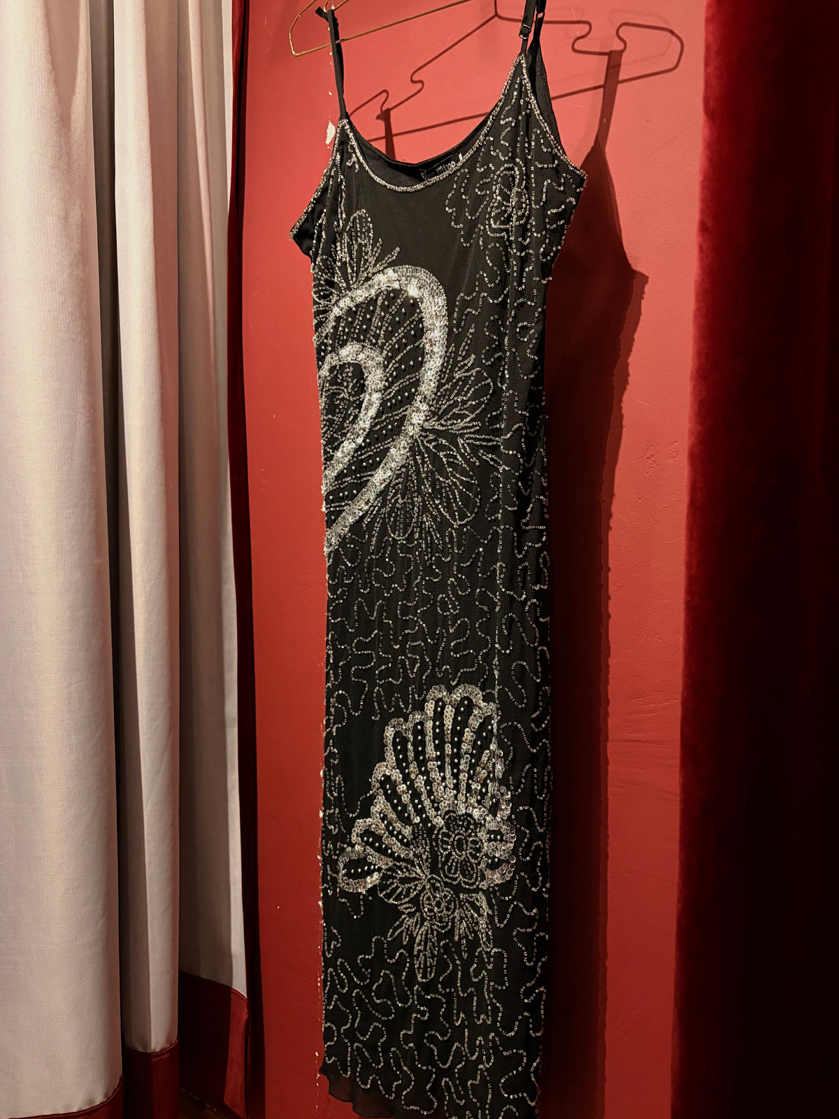 SEXY STRAPPY EMBROIDERED DRESS