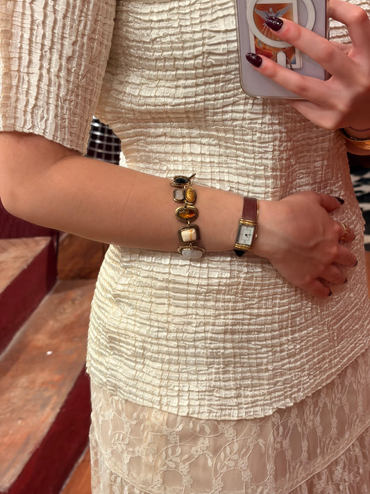 GEMSTONE LINK BRACELET