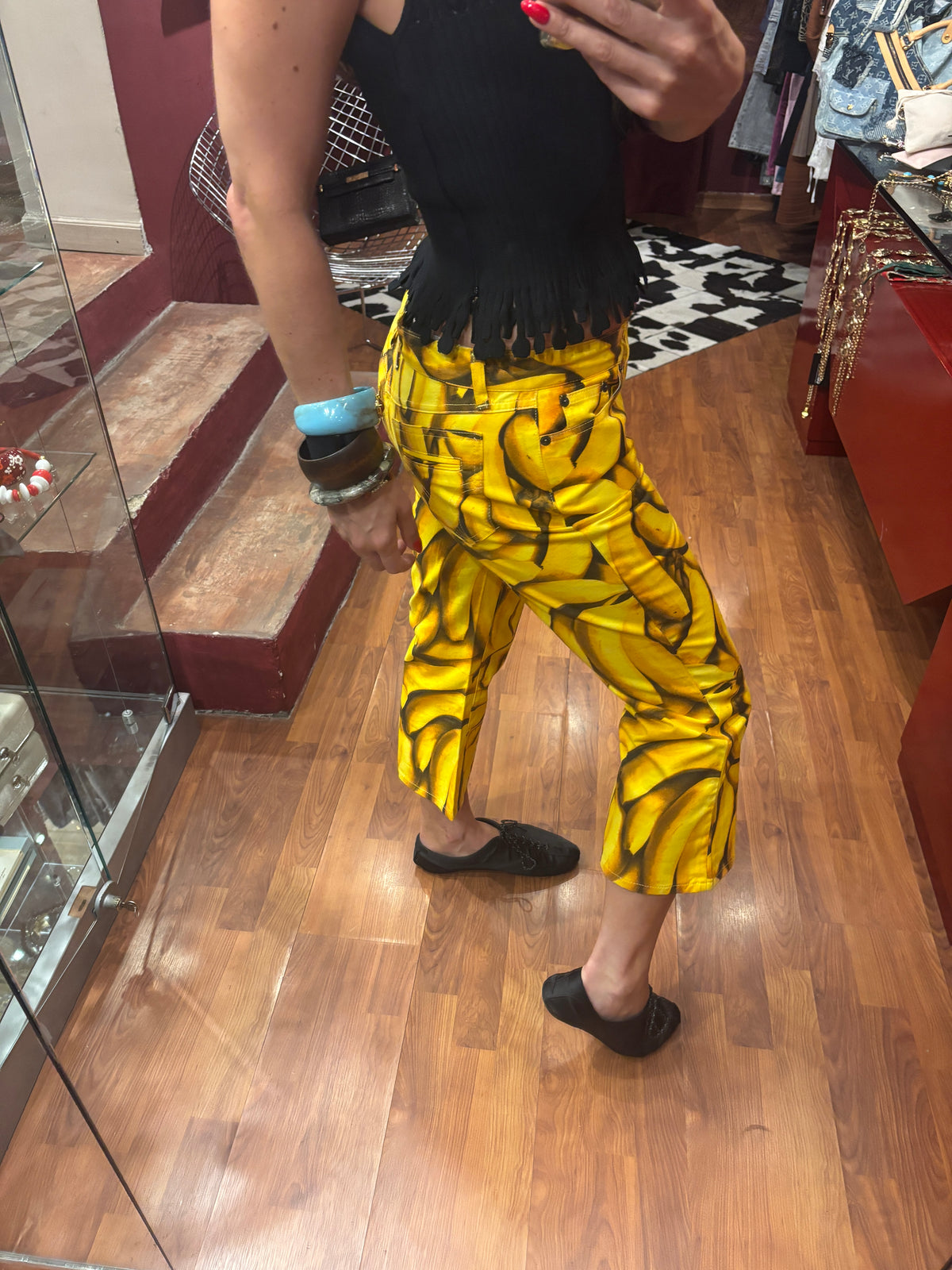 DOLCE AND GABBANA BANANNA PRINT DENIM - RUNWAY