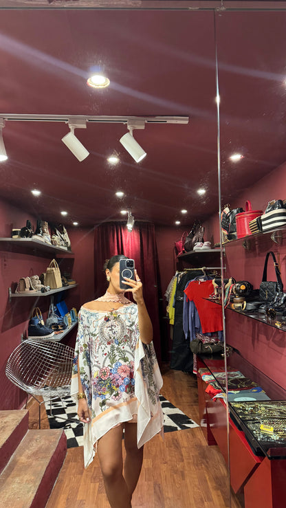 FENDI SHORT & BLOUSE SILK SET