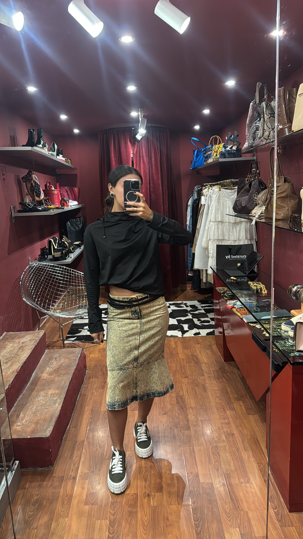 LOUIS VUITTON HIGH-NECK SWEATER SHIRT