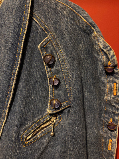 DENIM CROPPED 80S JACKET