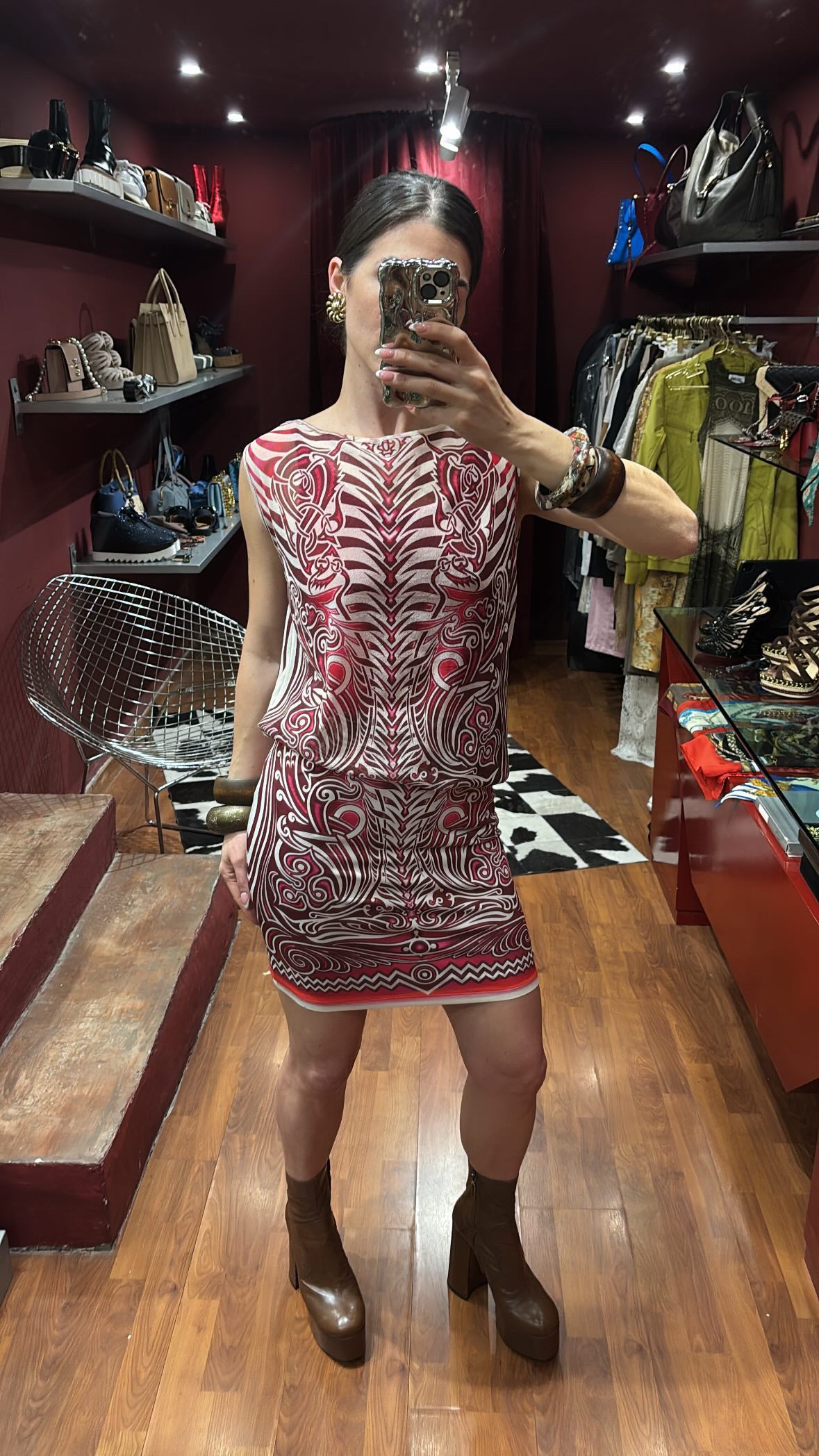 JEAN PAUL GAULTIER VINTAGE 90s MESH TRIBAL DRESS