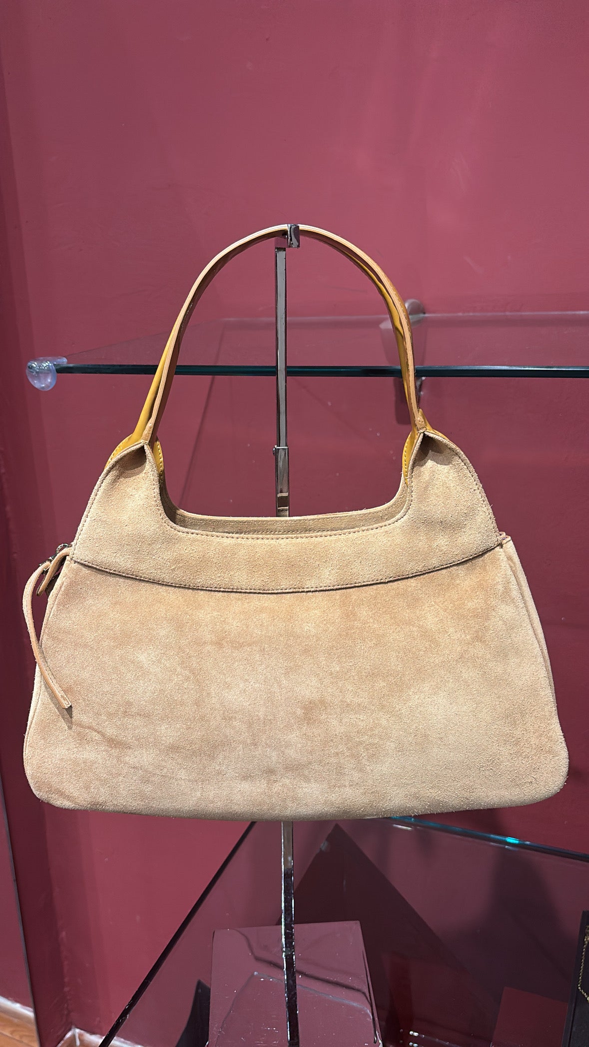 SALVATORE FERRAGAMO SUEDE BAG