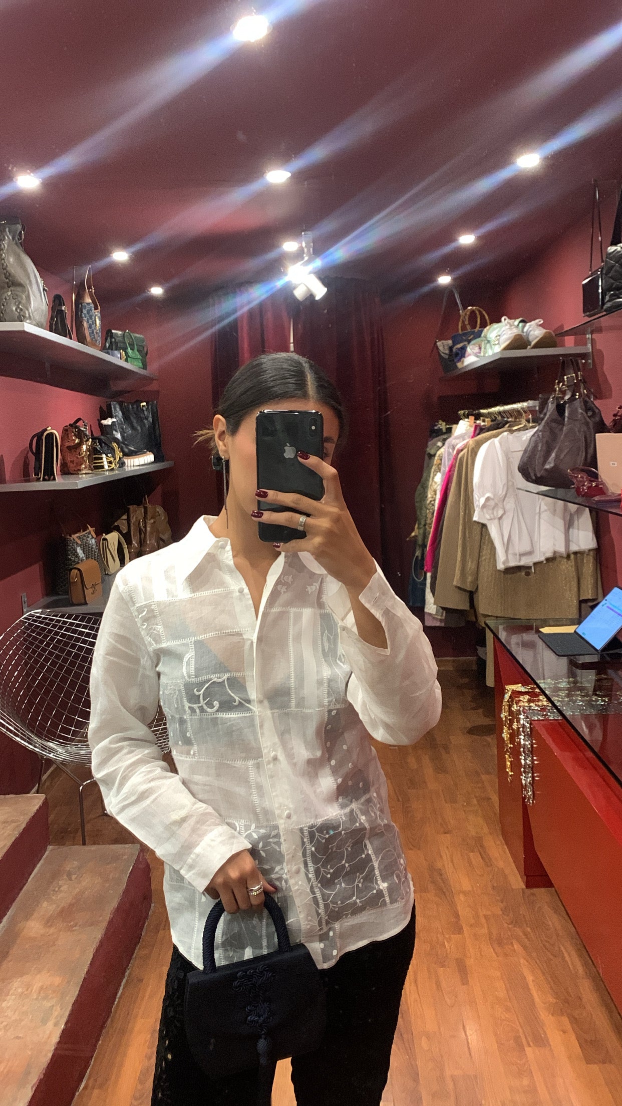 COTTON BLOUSE PATCHWORK