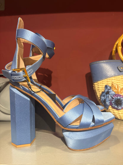 BALMAIN SILK BRAND NEW SANDALS