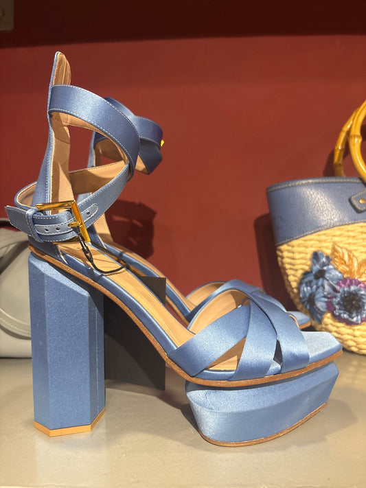 BALMAIN SILK BRAND NEW SANDALS