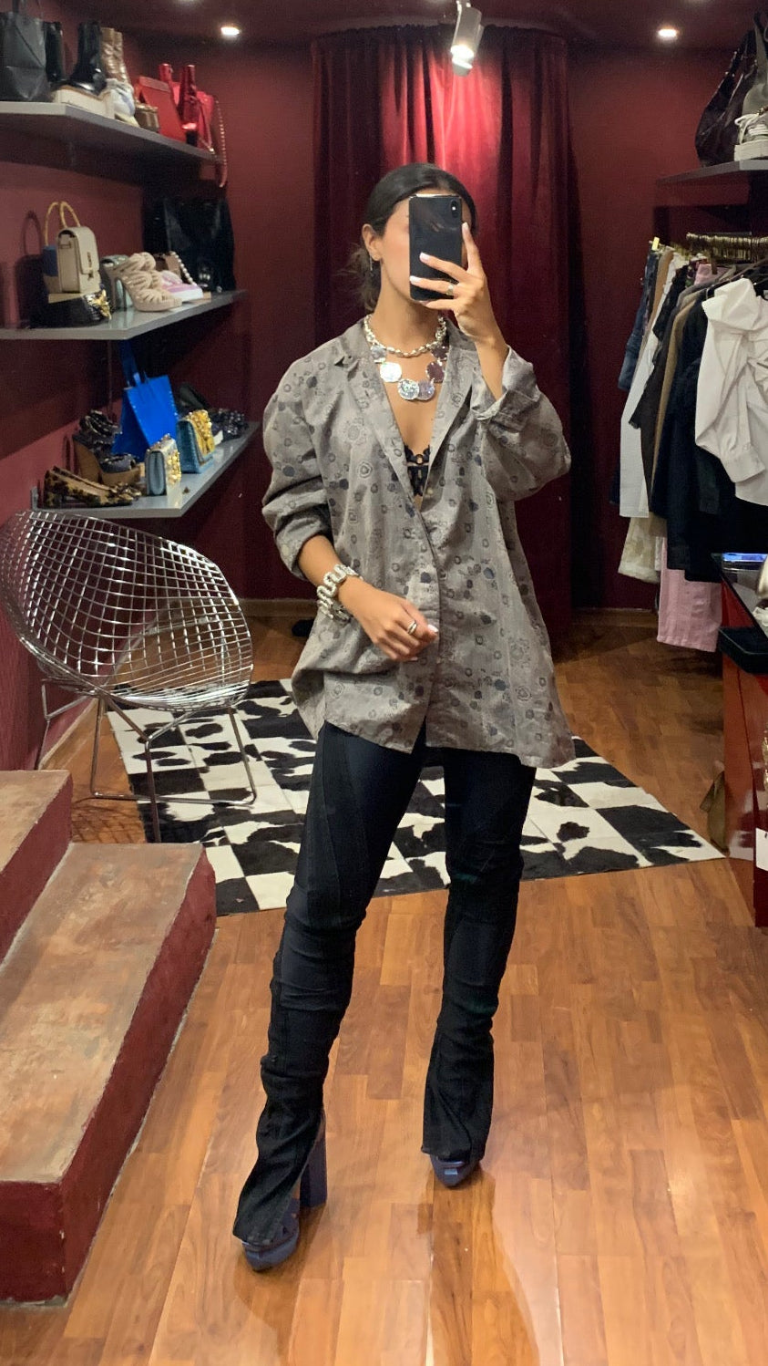 CHINESE PRINT SHIRT