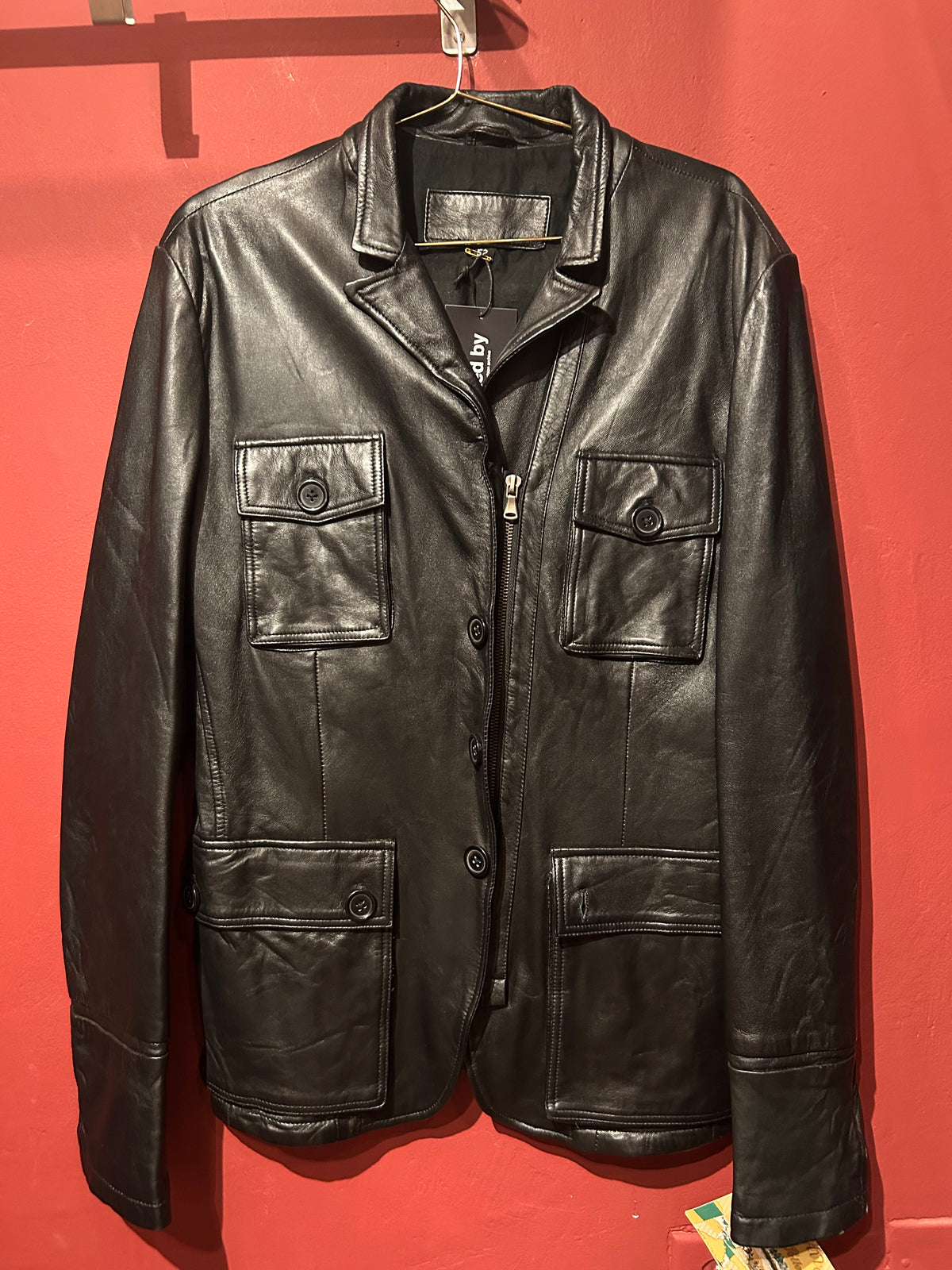 4 POCKETS LEATHER JACKET