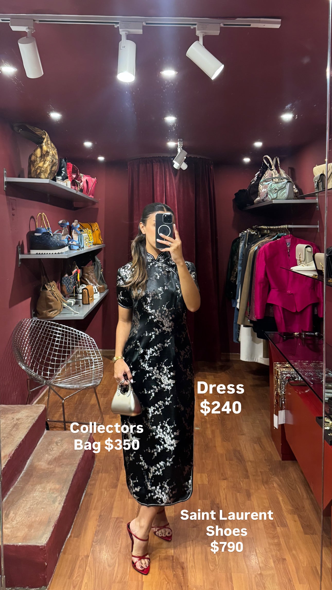 CHINESE BLACK DRESS