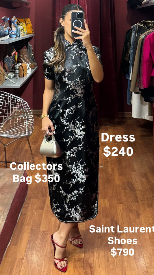 CHINESE BLACK DRESS