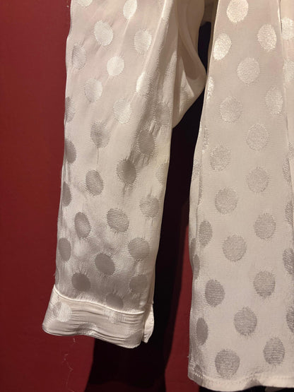 POLKA DOTS SILK BLOUSE