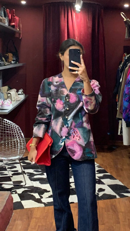 FLORAL PRINT JACKET