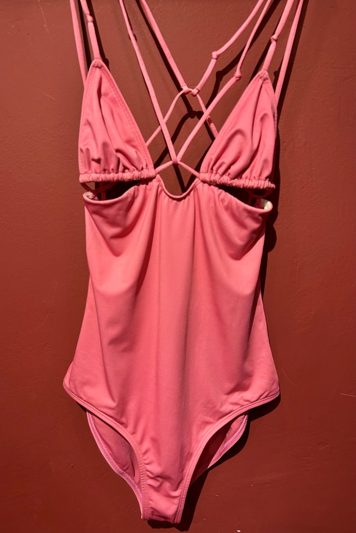 JACQUEMUS STRAPPY CUT-OUT ONE PIECE SWIMSUIT