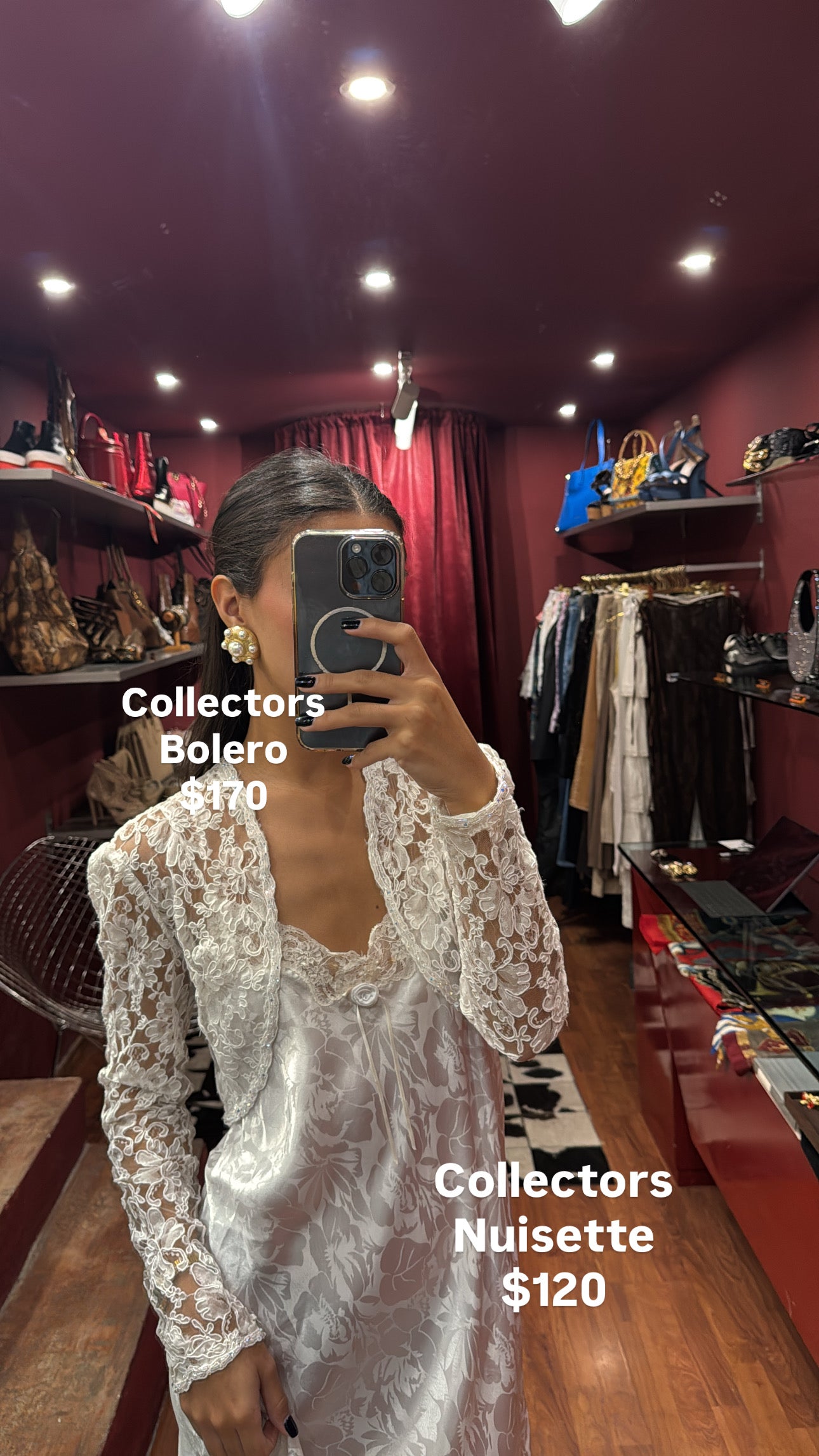 LACE BOLERO IN MACRAMÉ LACE