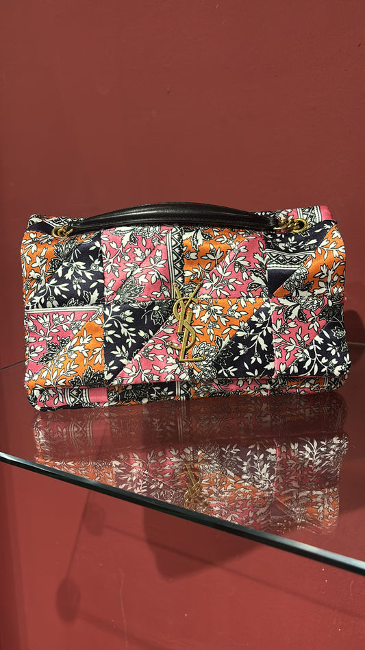 SAINT LAURENT PINK KATE FOULARD