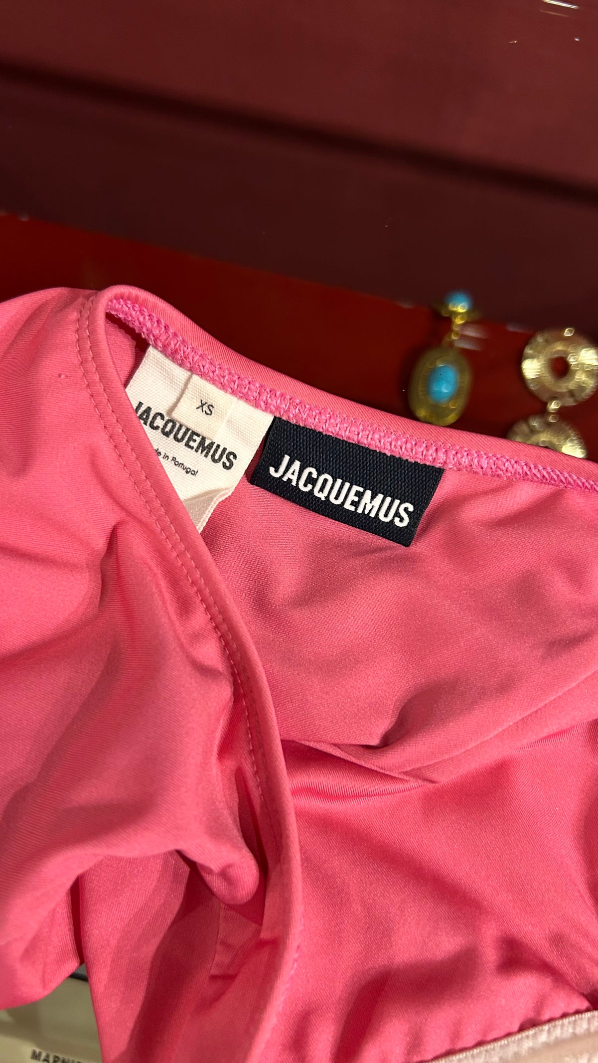 JACQUEMUS STRAPPY CUT-OUT ONE PIECE SWIMSUIT
