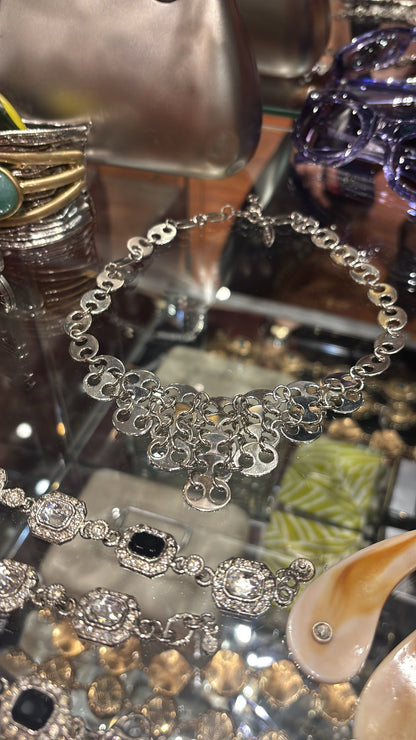 PACO RABANNE METALLIC ICONIC NECKLACE